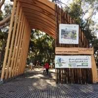 Marche familiale à la forêt diplomatique